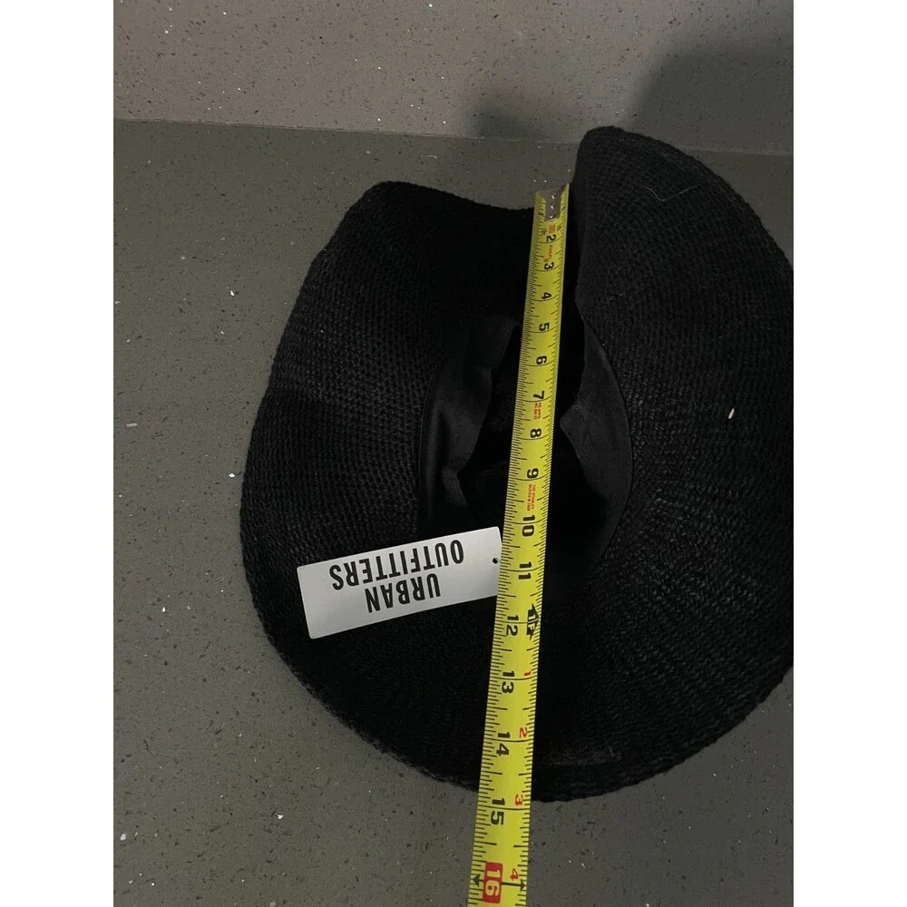 Urban Outfitters NWT Floppy Brim Hat - Black New One size straw sun hat
